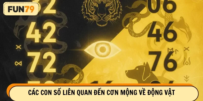 Các con số liên quan đến cơn mộng về động vật