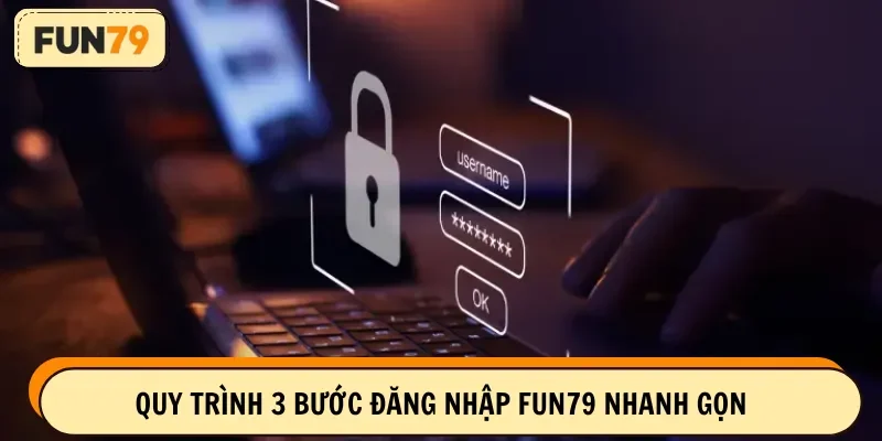 Quy trình 3 bước đăng nhập FUN79 nhanh gọn